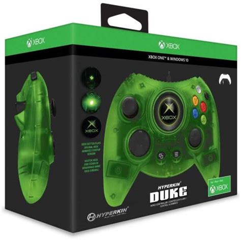 ≡ Hyperkin Duke Wired Controller For Xbox One Windows 10 Pc Green