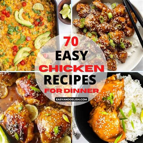 70 Easy Chicken Recipes For Dinner Easy And Delish