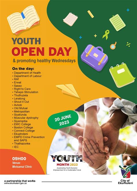 City Of Ekurhuleni On Twitter Coeyouthmonth Programme Includes A