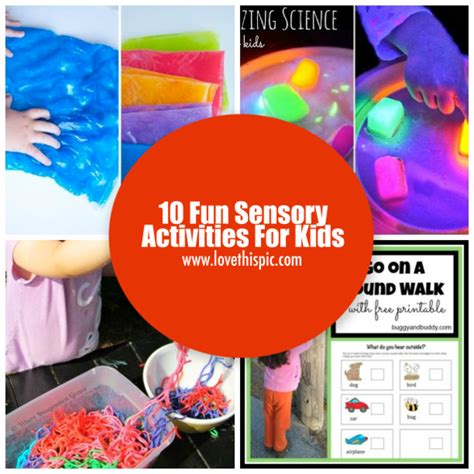 10 Fun Sensory Activities For Kids