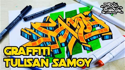 Pertemuan kali ini saya akan memberikan inspirasi desain bagi kalian semua, yaitu 25+ gambar tulisan graffiti di kertas yang keren dan menarik. Graffiti di kertas nama SAMOY - YouTube