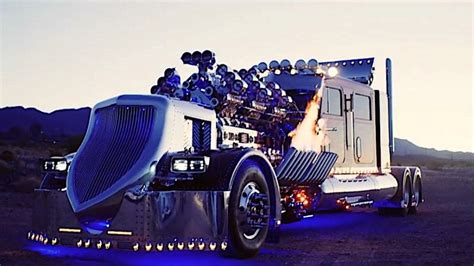 132 Million 3974 Hp Flame Throwing Thor Semi Truck