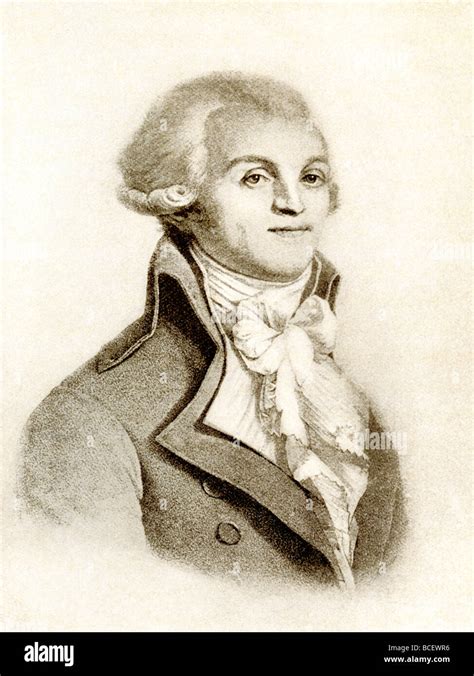 French Revolutionary Maximilien Robespierre 1758 1794 Was The Leader