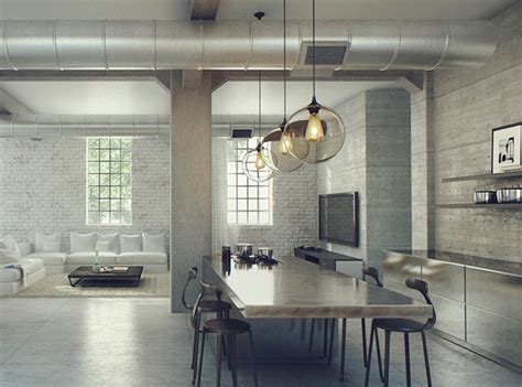 My Decorative Modern Living Room Industrial Interior Design Featured