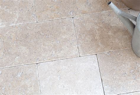 Dijon Tumbled Limestone Cobbles Outdoor Tiles Quorn Stone
