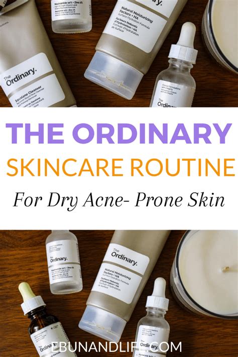 The Ordinary Skincare Routine For Dry Acne Prone Skin Ebun And Life