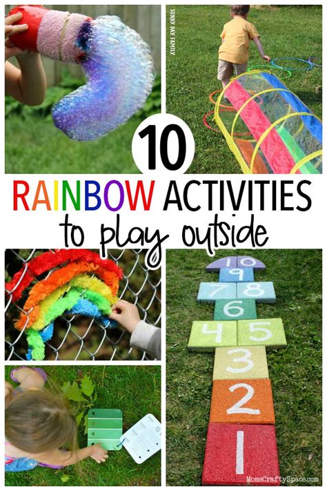 10 Awesome Rainbow Activities To Play Outside Sunny Day