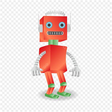 روبوت ذكي روبوت كرتون روبوت برتقالي روبوت الروبوت روبوت ذكي روبوت