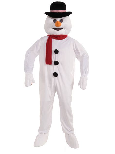 Mens Snowman Mascot Costume - PartyBell.com