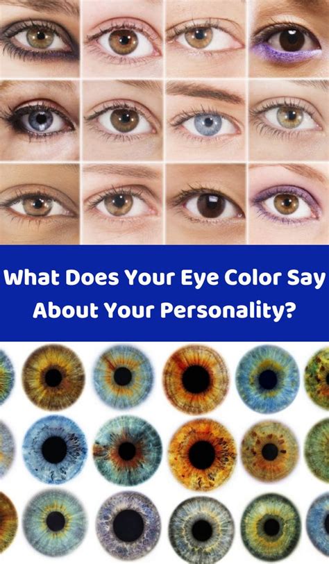 What Does Your Eye Color Say About Your Personality Eye Color Color