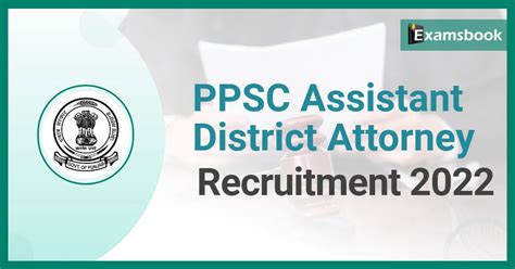 Ppsc Assistant District Attorney Recruitment Good Opportunity