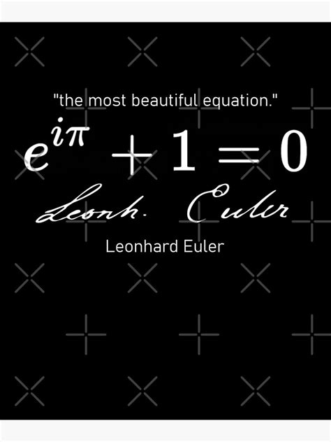 Eulers Identity The Most Beautiful Equation Algebraic T Shirt