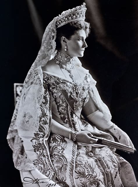 Empress Alexandra Feodorovna Autographed Photograph Antique Jewelry