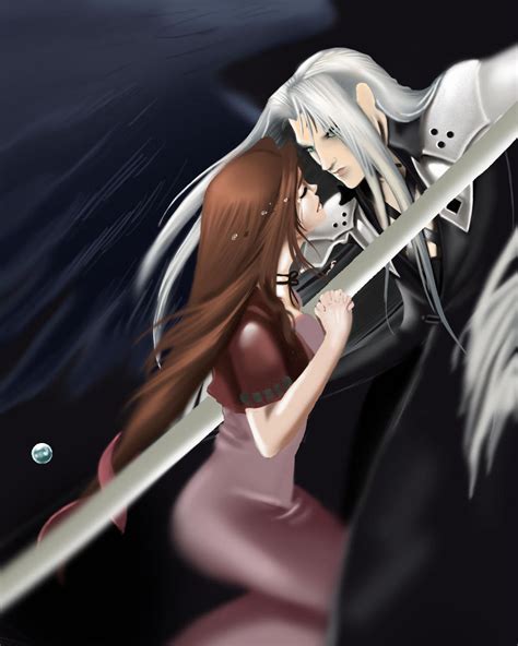 Aerith And Sephiroth By Garnetfx On Deviantart