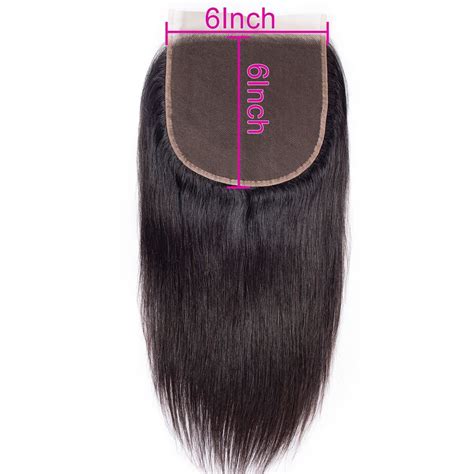 6x6 Straight Hair Lace Closure Tinashehair