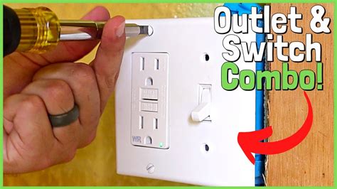Easiest Way To Wire A Light Switch And Outlet In The Same Box Youtube