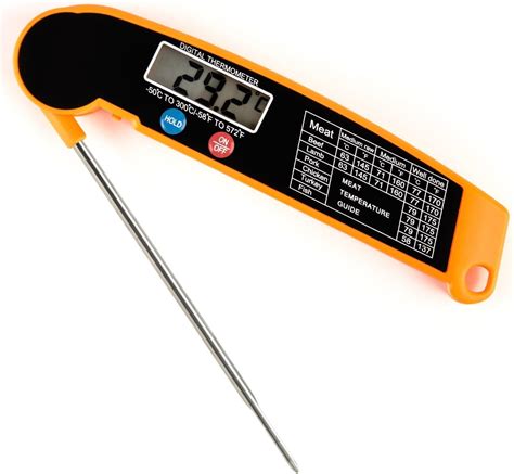 Digital Bbq Meat Thermometer With Foldable Long Probe Tempcare Instant