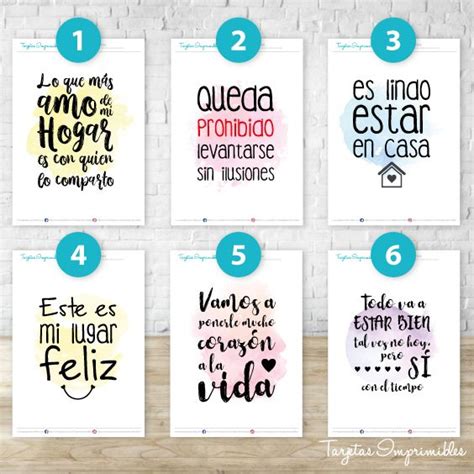 Láminas Para Cuadros Con Frases Bonitas En 2020 Cuadros Con Frases Bonitas Tarjetas