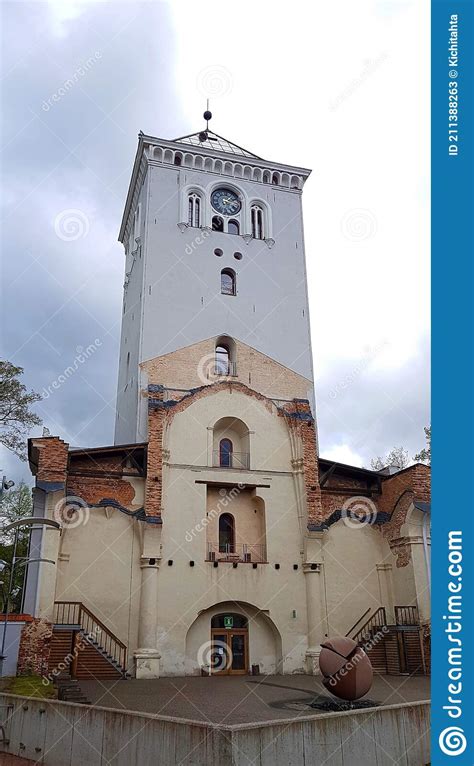 St Trinity Church Tower In The Latvian City Of Jelgava On May 15 2020