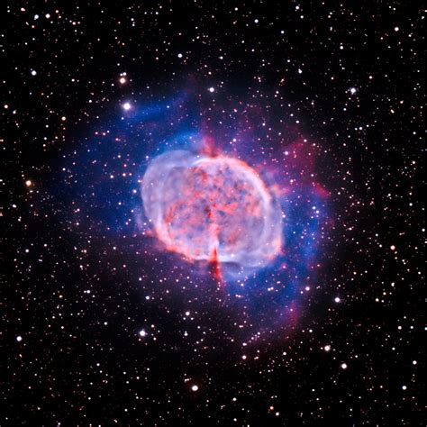 I Photographed The Dumbbell Nebula Which Is The Remnants Of A Star