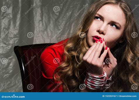 Beautiful And Helpless Woman As A Stereotype Stock Image Image Of Lady Human 152353167