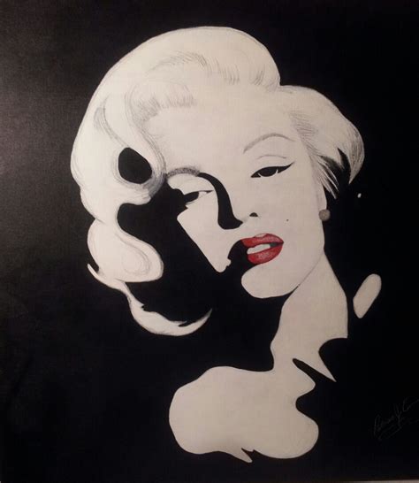 Marilyn Monroe Acrylic Painting By Patricia Cummings