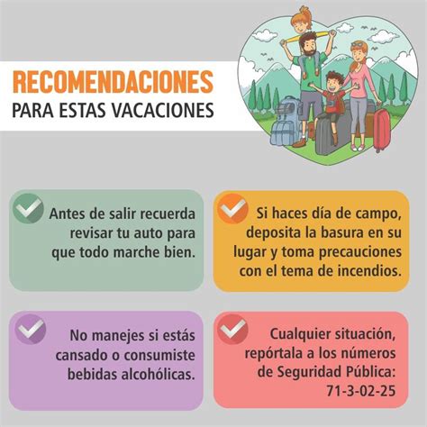 Recomendaciones Para Vacaciones Ayuntamiento De Nochistlán