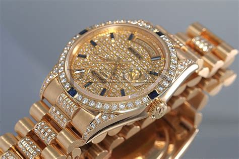 Its oyster case is waterproof to a depth of 100. Rolex, 36mm Oyster Perpetual Day-Date "President ...