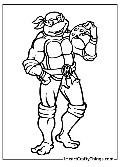 Ninja Turtles Art Coloring Page Ninja Turtle Coloring Pages Turtle My