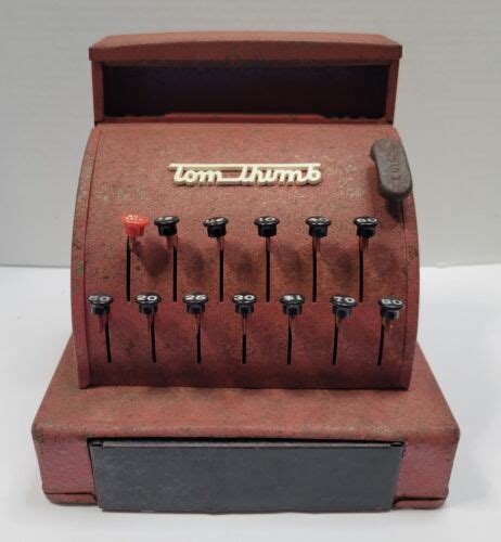 Vintage Tom Thumb Cash Register For Parts Or Restoration Ebay
