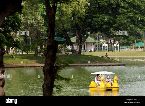 Lumpini Park Bangkok Thailand Stock Photo Alamy