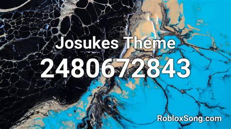 Josukes Theme Roblox ID Roblox Music Code YouTube