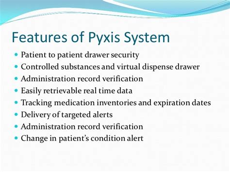 Pyxis Medication Administration System