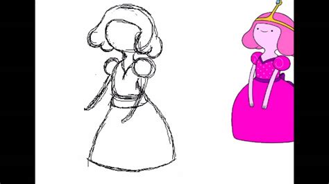 How To Draw Princess Bubble Gum Speed Draw Youtube