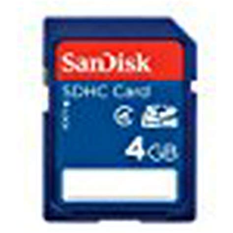Sandisk 4gb Class 4 Sdhc Flash Memory Card Frustration Free Packaging