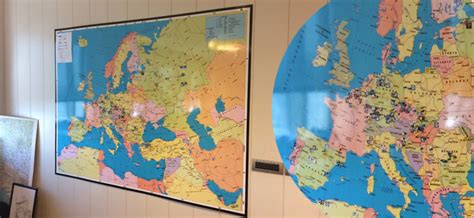 Avrupa Siyasi Duvar Haritaları AVP002 Avrupa Kıta Harita Baskı