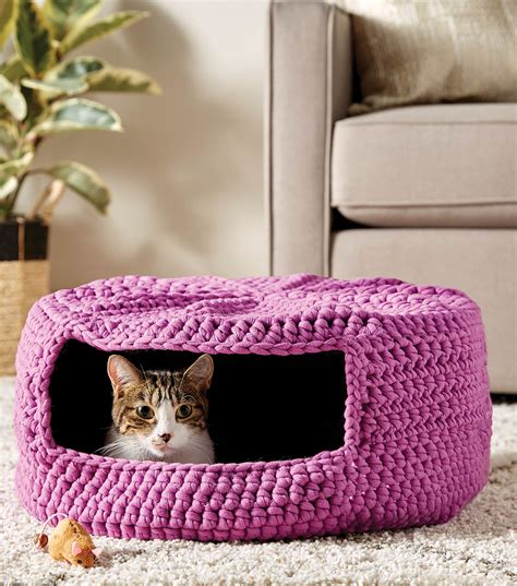 How To Make A Crochet Cat Bed Joann