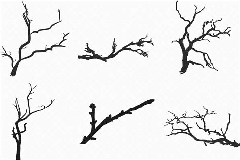Tree Branch Svg Eps Png Dxf Clipart For Cricut And Etsy