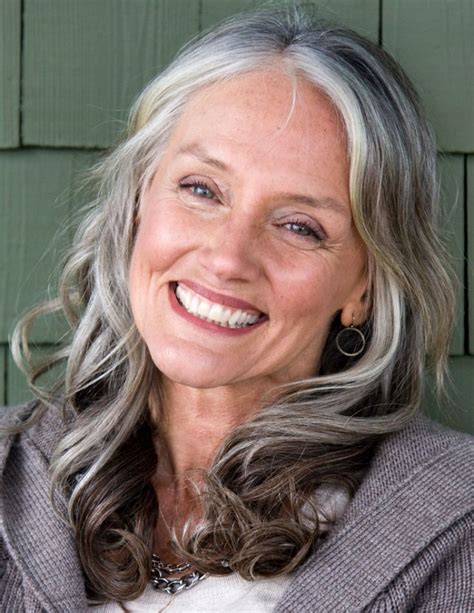 Grey Is Beautiful Or Is It Long Gray Hair Makeup For Older Women