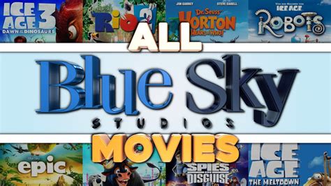 All Blue Sky Studios Movies 2002 2022 Youtube