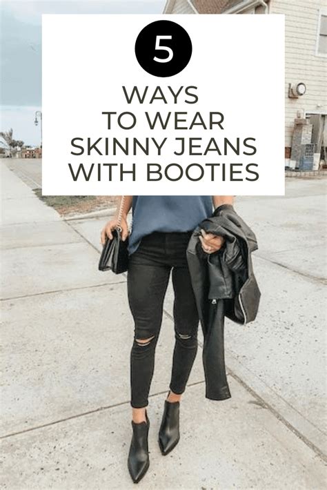 How To Wear Skinny Jeans With Booties Fit Mommy In Heels