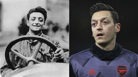 Lookalikes In De Sport Is Het Nu Mesut Özil Of Enzo Ferrari Sporza