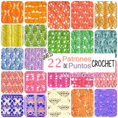22 Patrones De Puntos Crochet Calados Gratis Todo Crochet