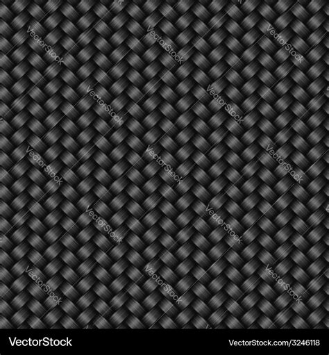 Carbon Fiber Texture Seamless Pattern Royalty Free Vector