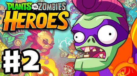 Plants Vs Zombies Heroes Gameplay Walkthrough Part 2 Super Brainz