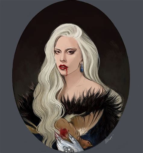 The Countess Mini Art Print By Arthur Shahverdyan Without Stand 3 X 4 Lady Gaga American