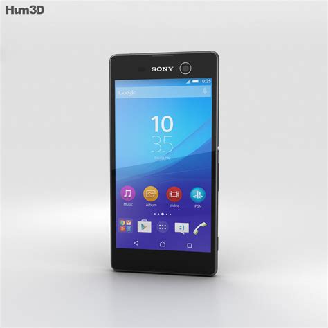 Sony Xperia M5 Black 3D model - Electronics on Hum3D
