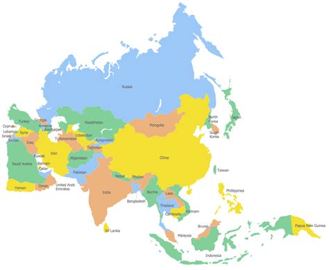 Geo Map Asia 