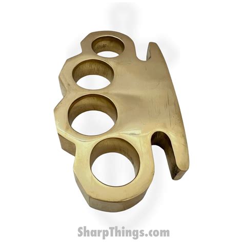 Misc Kt 001 Bs 650 Grams Solid Real Brass Knuckles Sharp Things Okc