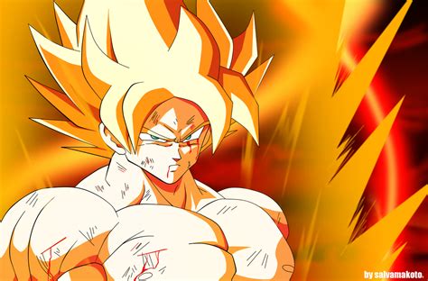 Goku The Super Saiyan By Salvamakoto On Deviantart